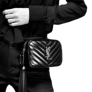 YSL LOU BELT BAG IN MATELASSÉ LEATHER